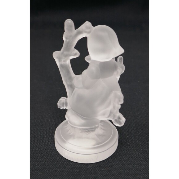 Goebel MJ Hummel Apple Tree Girl Frosted Glass Figurine - Picture 5 of 11